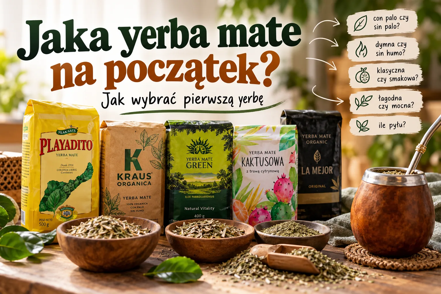 Jaka yerba mate na początek? Jak wybrać pierwszą yerbę