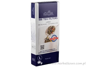 Papierowe filtry do herbaty Finum rozmiar L 100 szt.