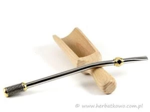 Bombilla nierdzewna nr 20 potrójny filtr 18 cm