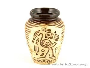 Matero ceramiczne Aztec 250 ml do Yerba Mate