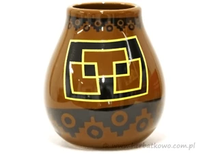 Matero ceramiczne PERU do Yerba Mate