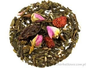 Zielona herbata Sencha Truskawki w Szampanie