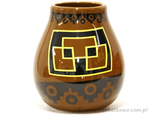 Matero ceramiczne PERU 350 ml do Yerba Mate
